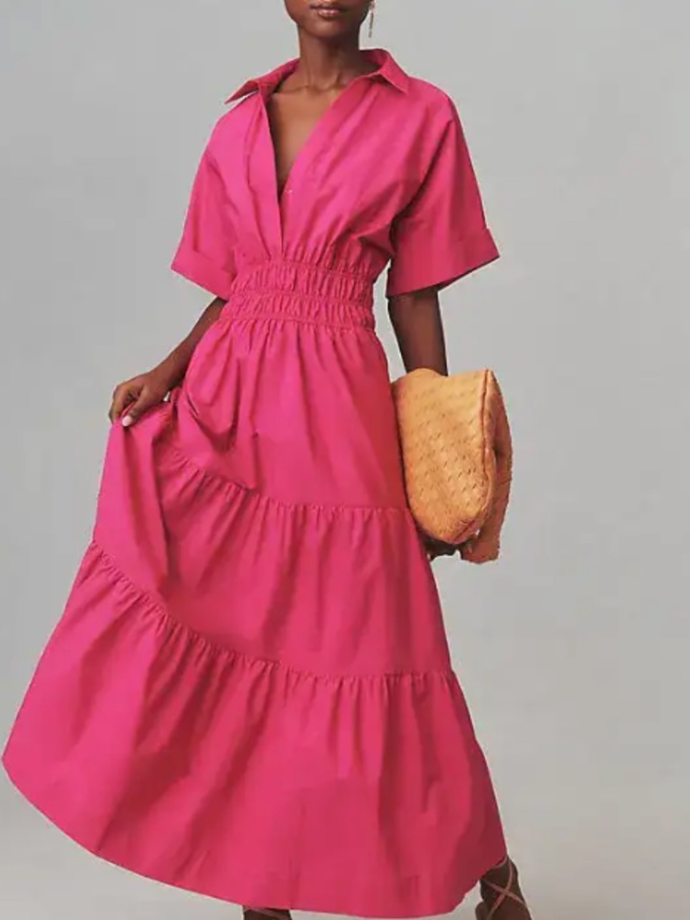 Anthropologie Somerset Maxi Shirt Dress NWT, Petite Small